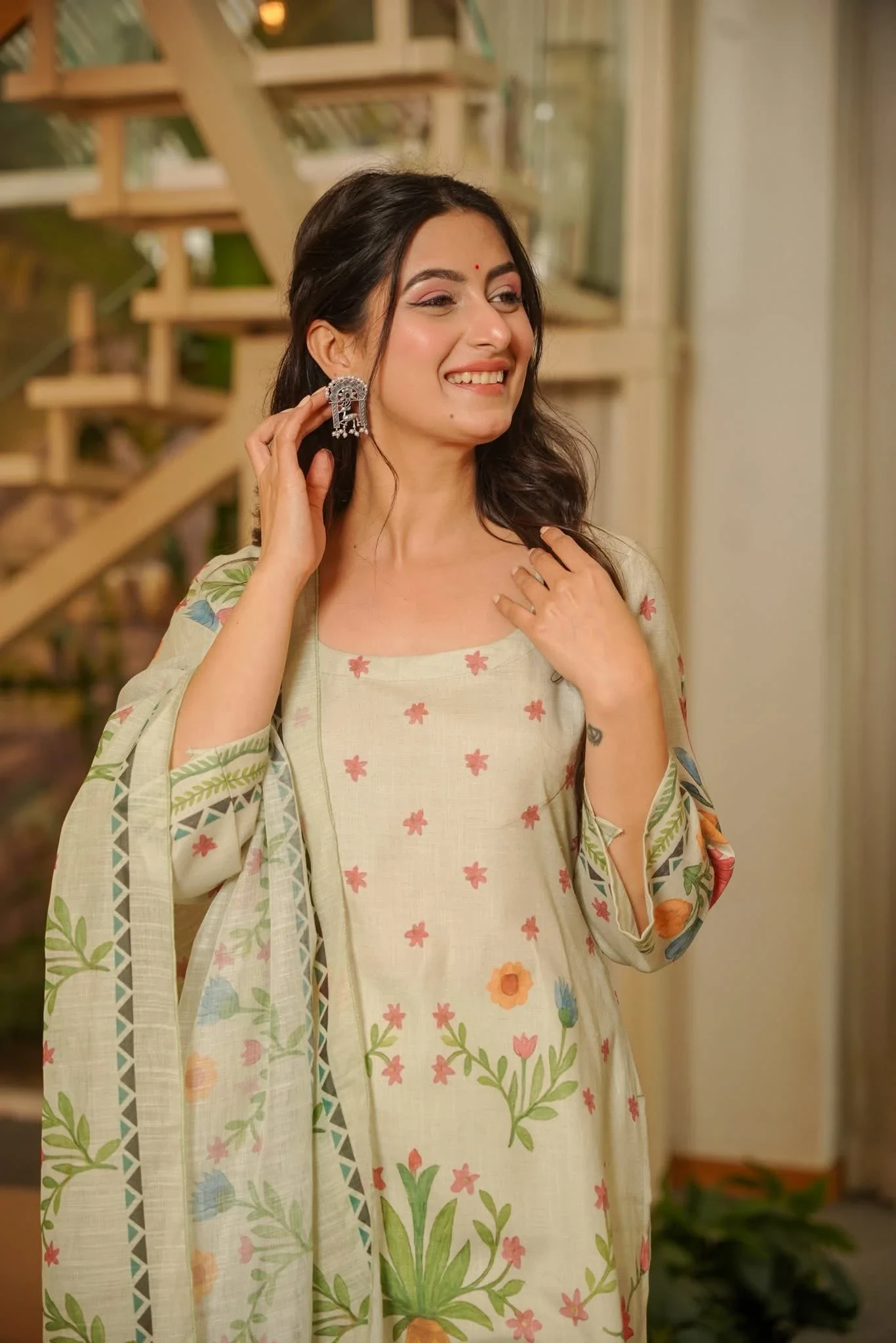 Sarvy Printed Cotton Kurta Set